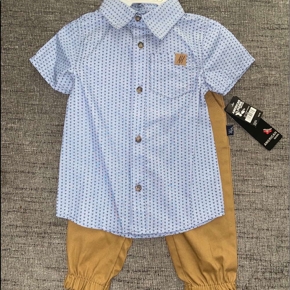 NWT. Matching 2 piece set. Baby boy 24 months